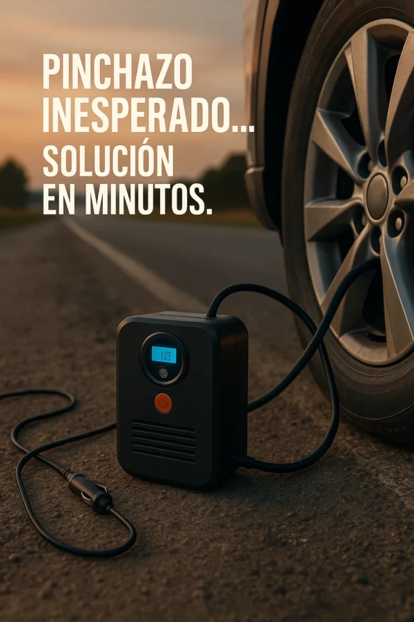 Inflador de ruedas de emergencia